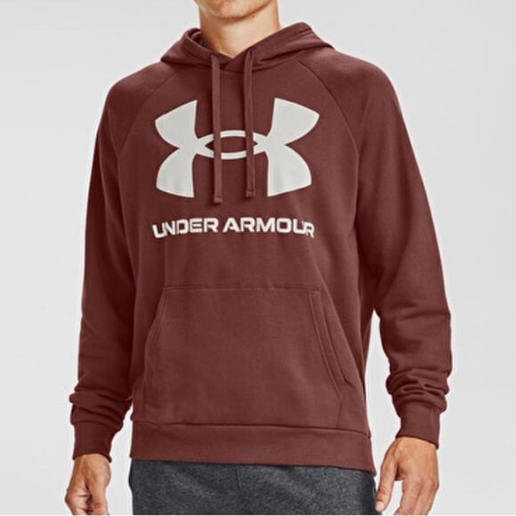 UNDER ARMOUR RIVAL FLEECE BIG LOGO HOODIE Men’s XL - Picture 1 of 5